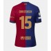 Barcelona Andreas Christensen #15 Domácí Dres 2024-25 Krátkým Rukávem